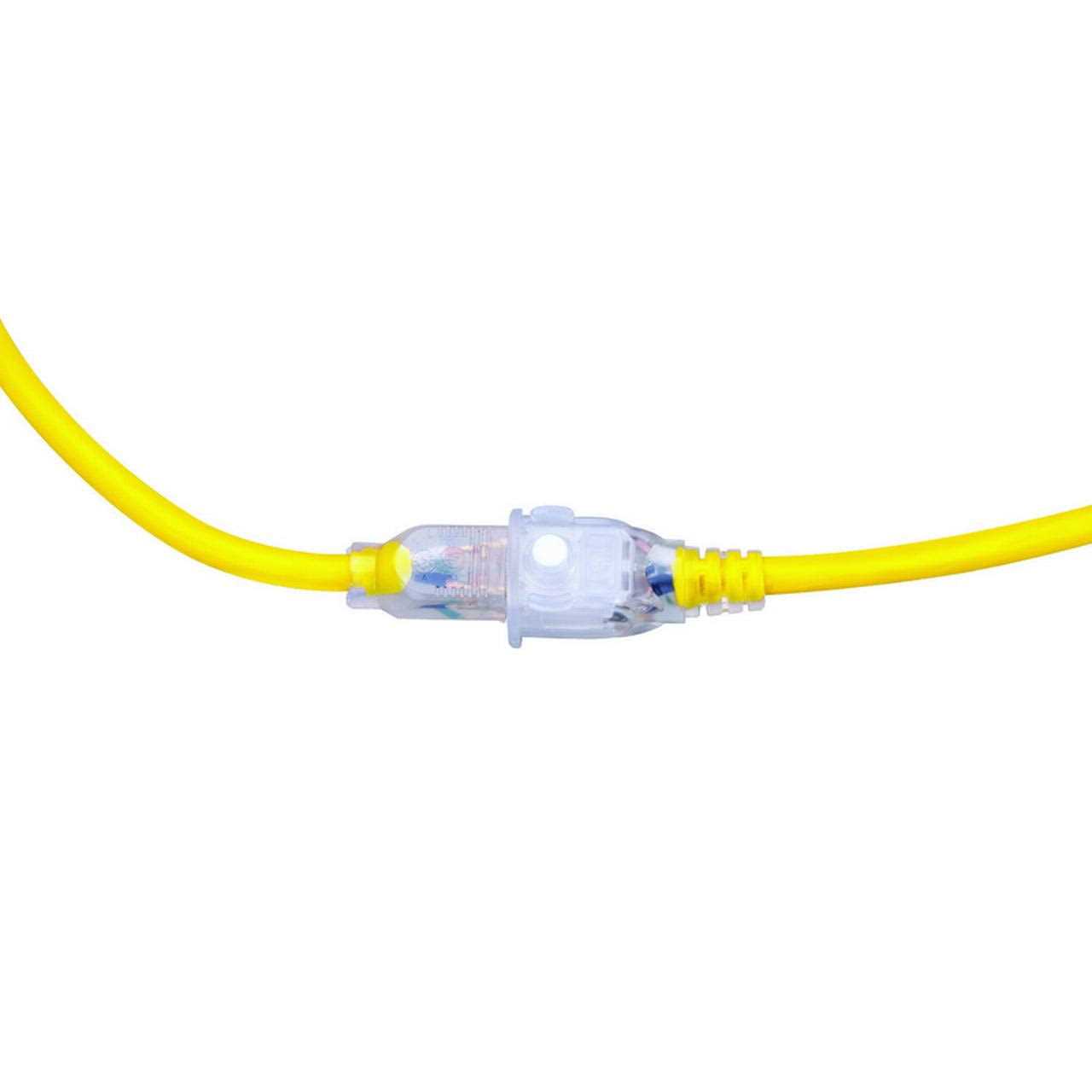 Monster Outdoor Extension Cord 14/3 SJTW Yellow - Inhomebuy