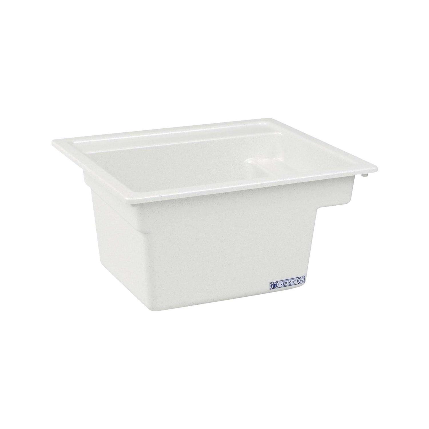 Mustee 21F Liltub Utilatub Laundry Tub Floor Mount 24-inch x 18-inch - Inhomebuy