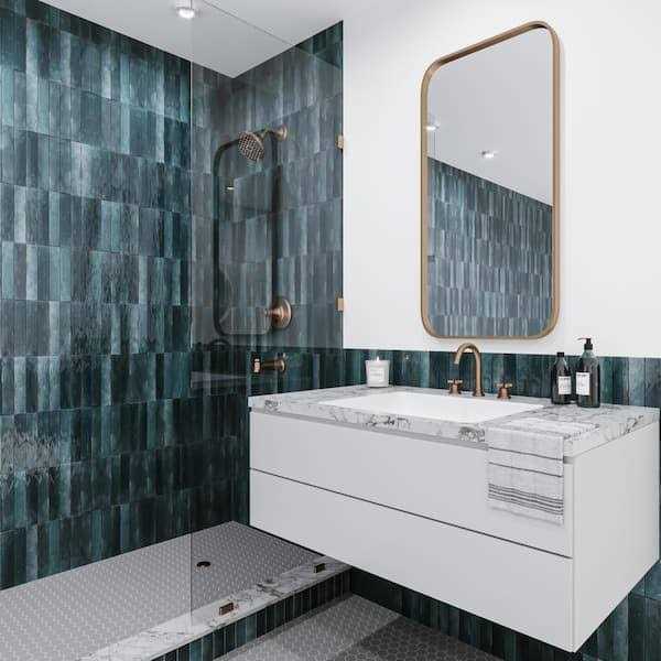Daltile Remedy Zen 2-3/8 in. x 9-5/8 in. Glazed Porcelain Subway Wall Tile - Inhomebuy