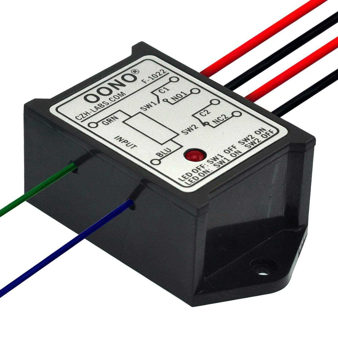 OONO DPST 1NO 1NC 8Amp Power Relay Module - Inhomebuy