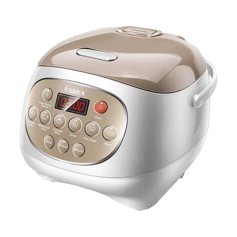 Hannex Rice Cooker: 6 cup with ceramic pot | RCTJ310W - Inhomebuy
