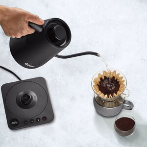 Cuisinart Cordless Gooseneck Kettle: 1.0L, 1200W, Variable temperature 140°-212°F, s/s body w/matte black finish | GK-1C - Inhomebuy