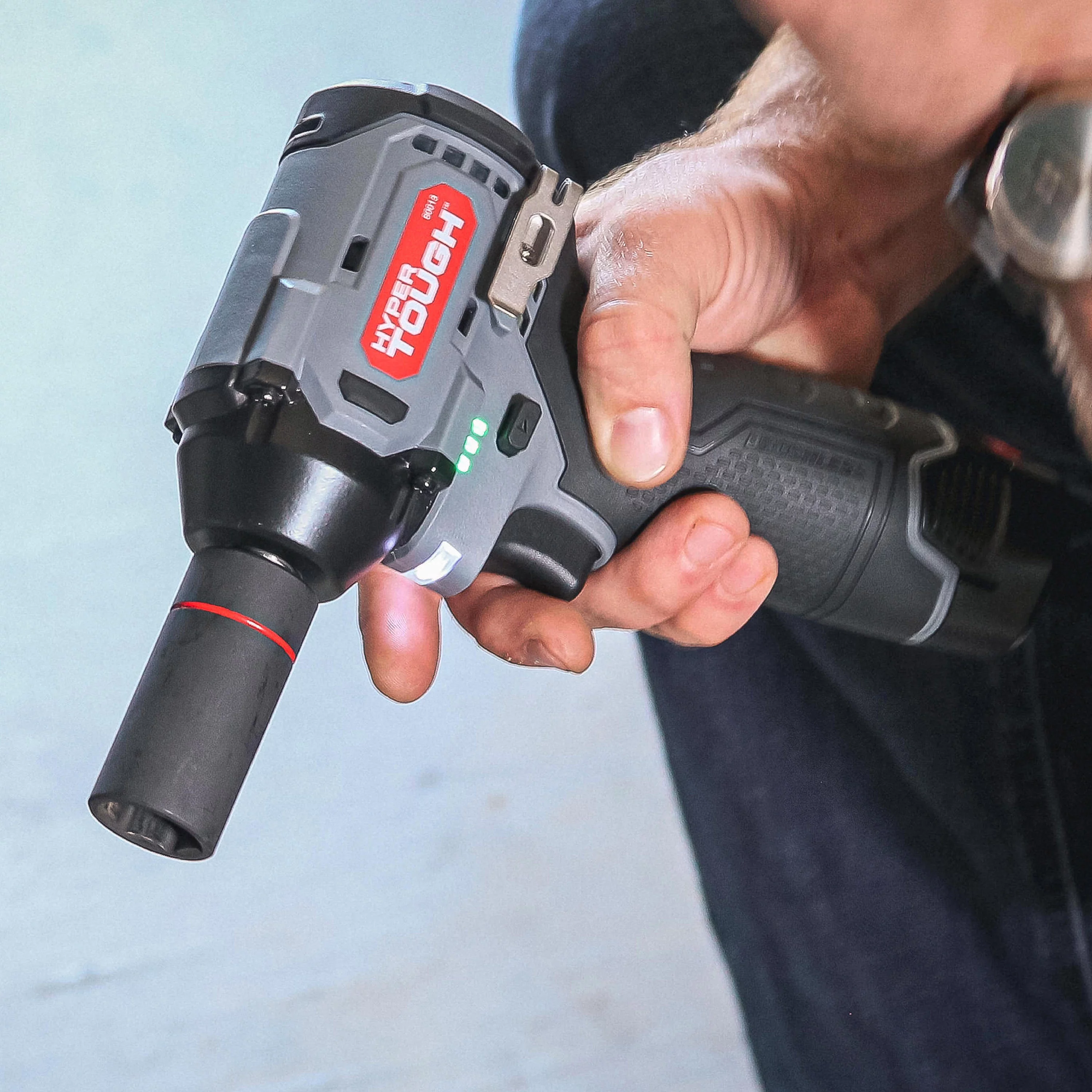 Hyper Tough 12V Max Lithium-Ion Brushless Impact Wrench with 2.0Ah Battery and Charger, 80013 - Inhomebuy