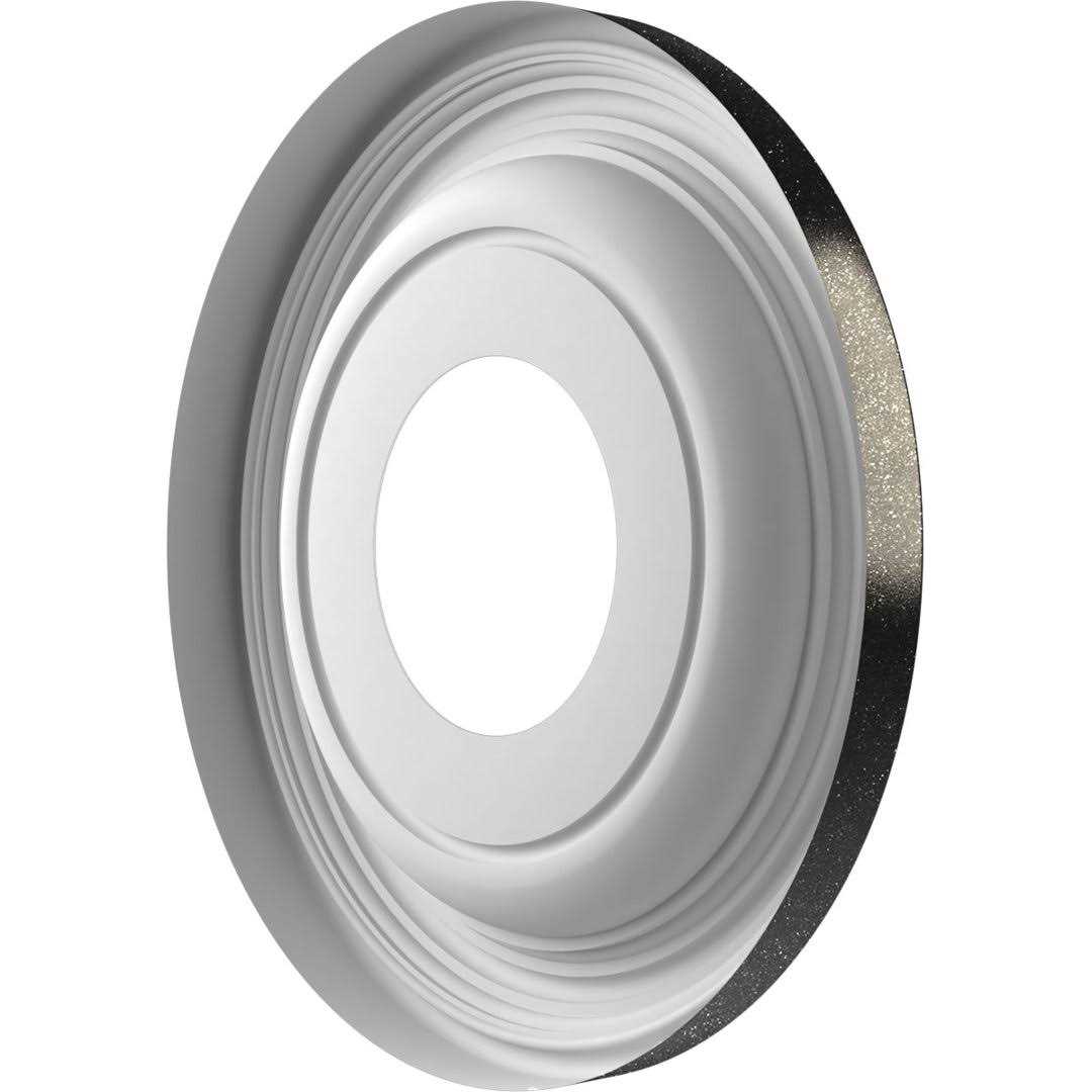 Ekena Millwork 3 1/2ID x 1 Traditional Thermoformed PVC Ceiling Medallion - Inhomebuy