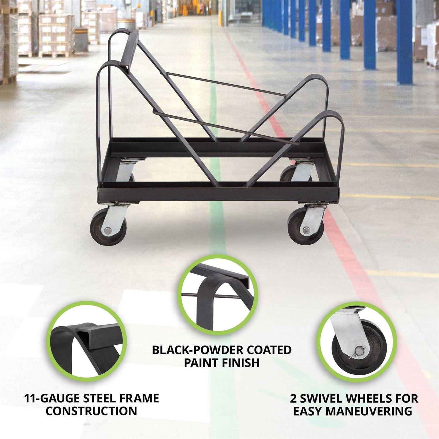 National Public Seating DY-82 Melody Stacking Chair Dolly - Inhomebuy
