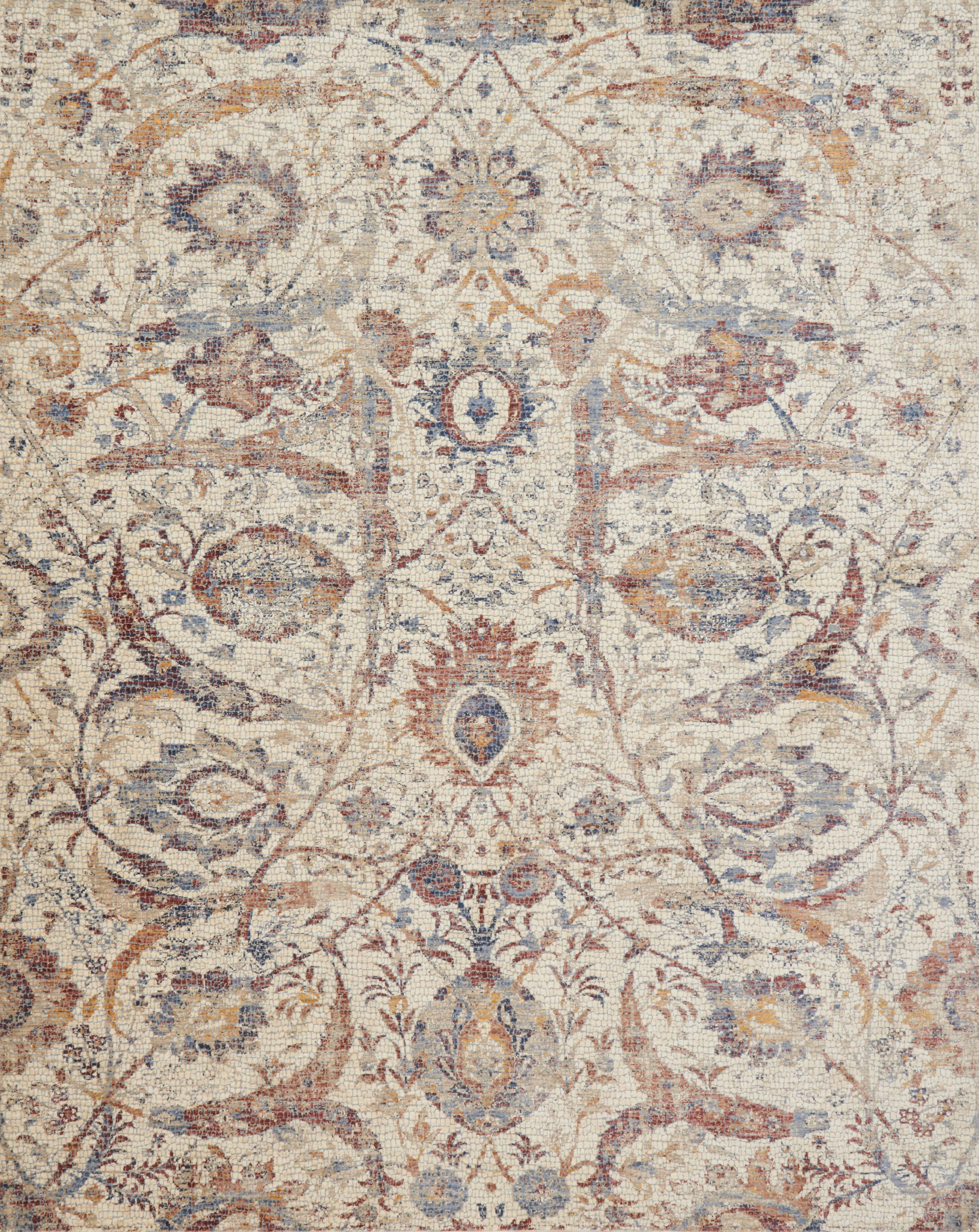 Loloi Rugs Porcia Collection Rug in Ivory, Multi - 12'0