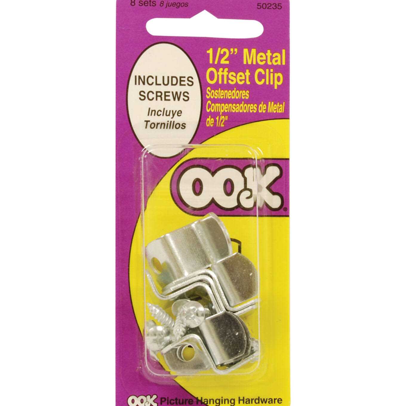 OOK Metal Offset Clip - Inhomebuy