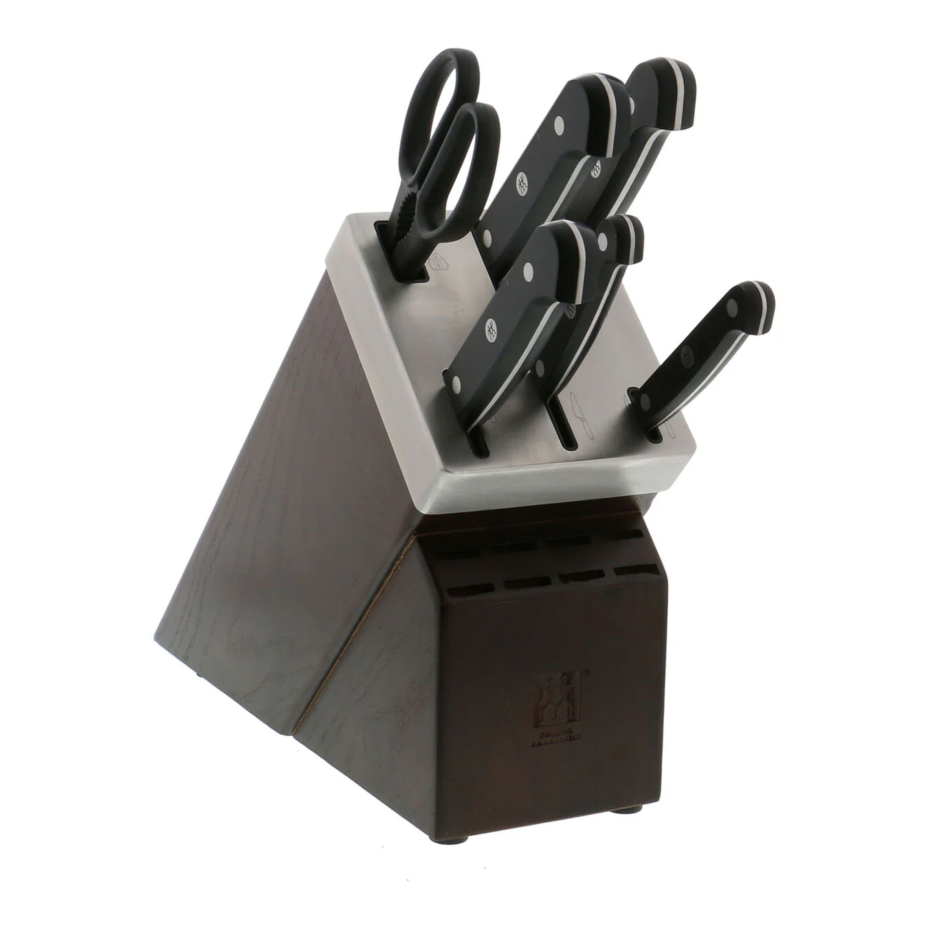 ZWILLING Self-Sharpening 7pc Knife Block Set, Gourmet Series - Inhomebuy