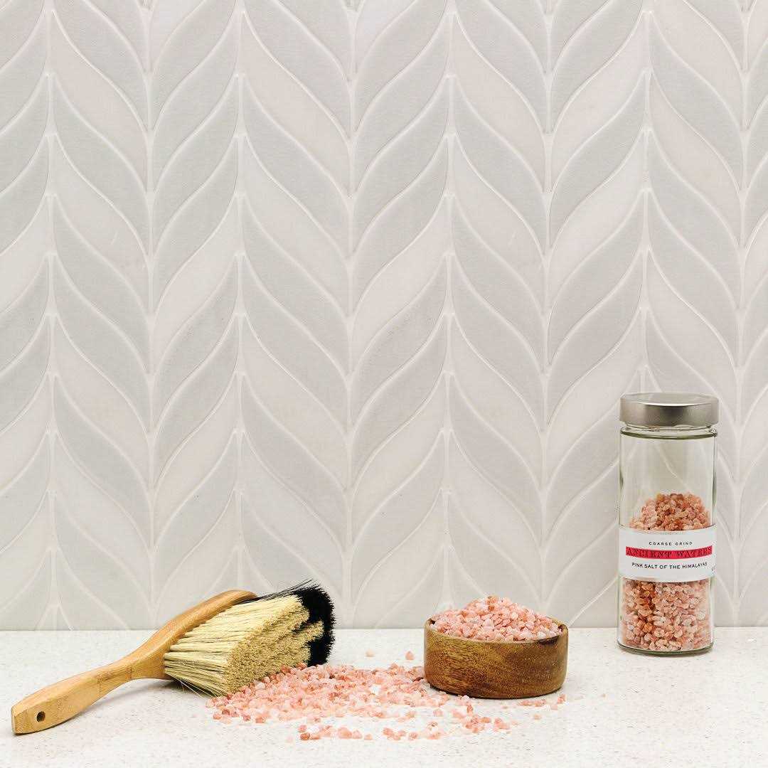 Delphi Sprig 2×22 x 3×22 Ceramic Mosaic Tile Ivy Hill Tile - Inhomebuy