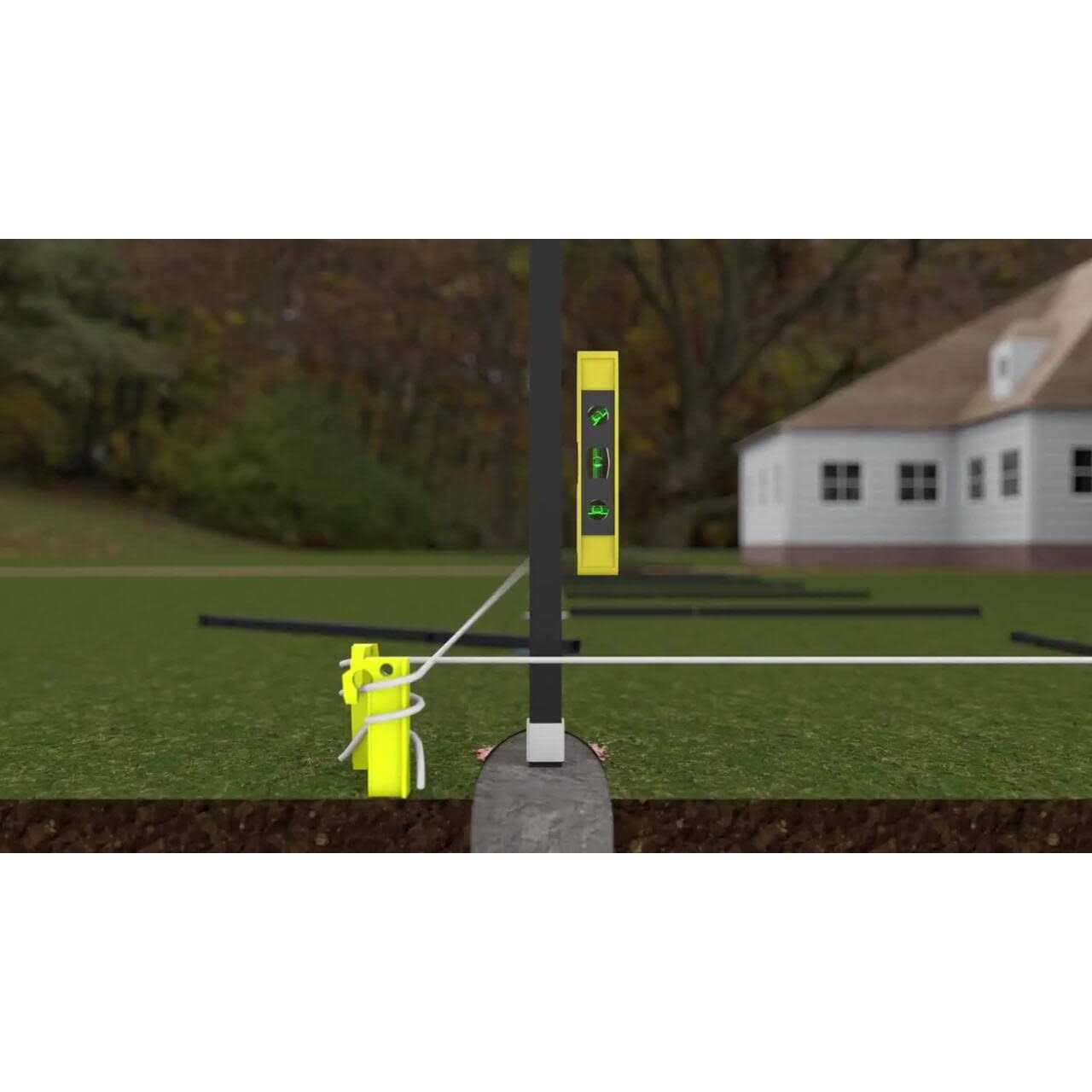 FORGERIGHT Vinings 4 ft. W x H Black Aluminum Pre-Assembled Fence Gate - Inhomebuy