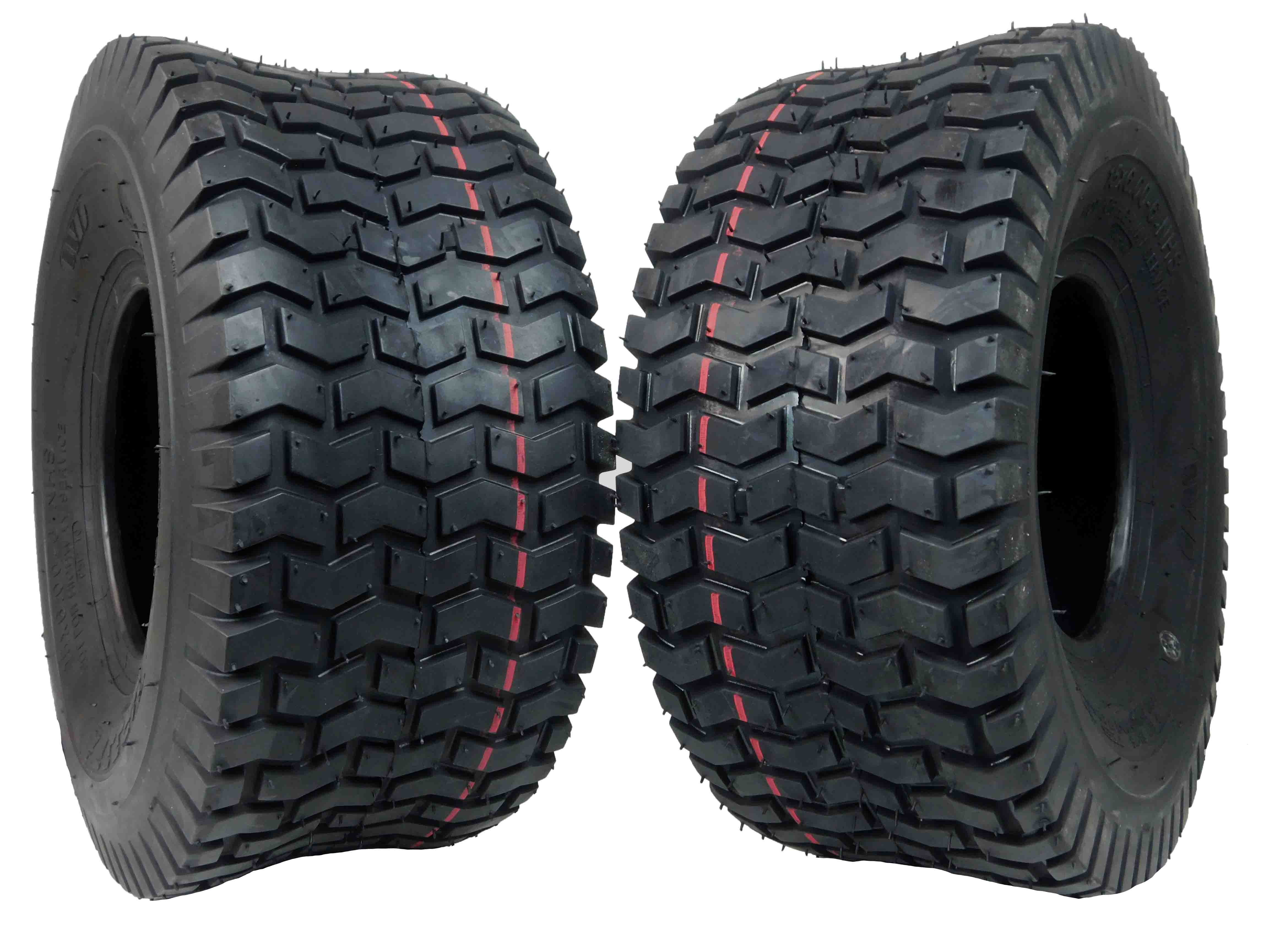 MASSFX 15x6-6 Lawn Mower and Turf Tire - 4 Ply, 1/4