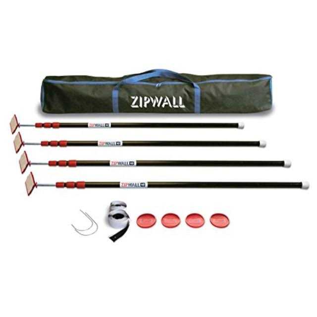 Zipwall ZipPole ZP4 Dust Barrier Pole - Inhomebuy