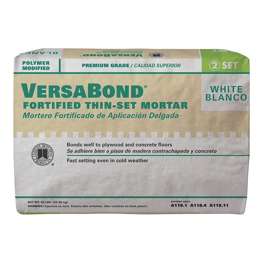 Custom Building Products VersaBond Gray Thin-Set Mortar 25 lb MTSG25 - Inhomebuy