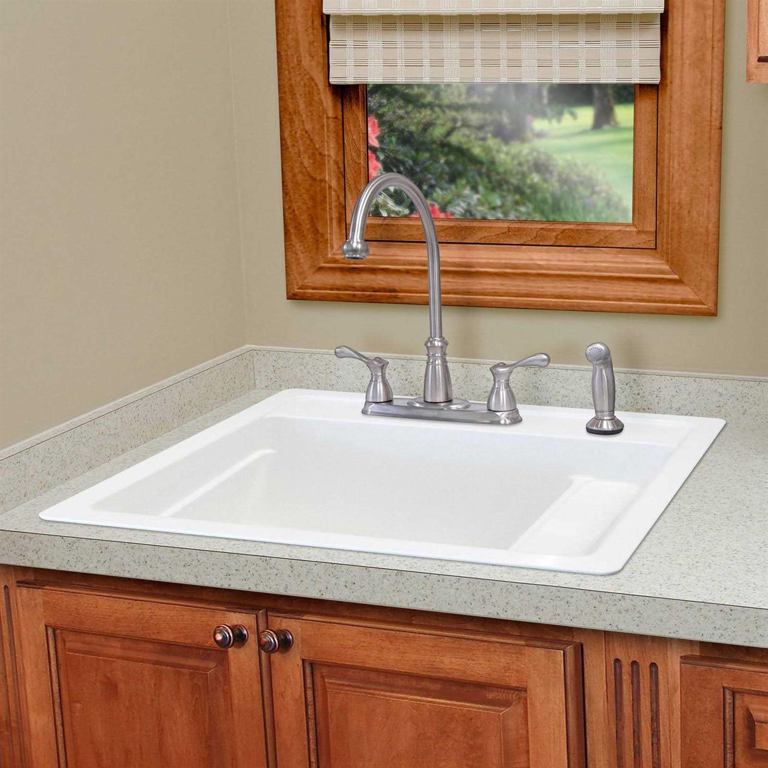 Mustee 21F Liltub Utilatub Laundry Tub Floor Mount 24-inch x 18-inch - Inhomebuy