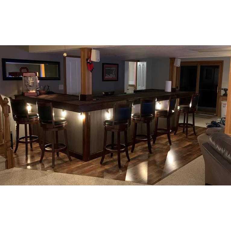 Dakota Tin 24W x 36H Colorado Corrugated Metal Wainscoting Panel - Inhomebuy