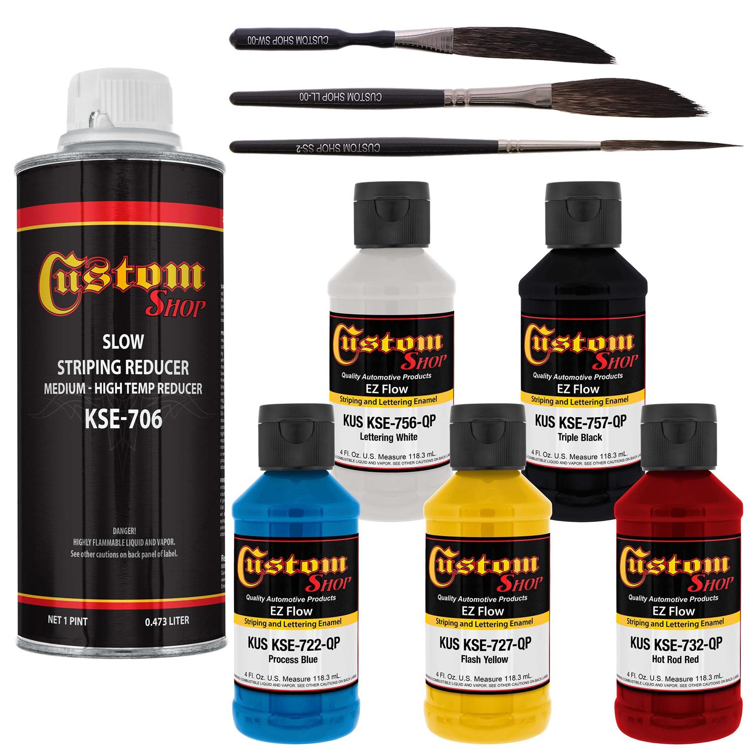 Custom Shop Epoxy Primer/Sealer 2.1 VOC Anti-Corrosive DTM High-Performance Primer for Automotive and Industrial Use Kit = - Inhomebuy