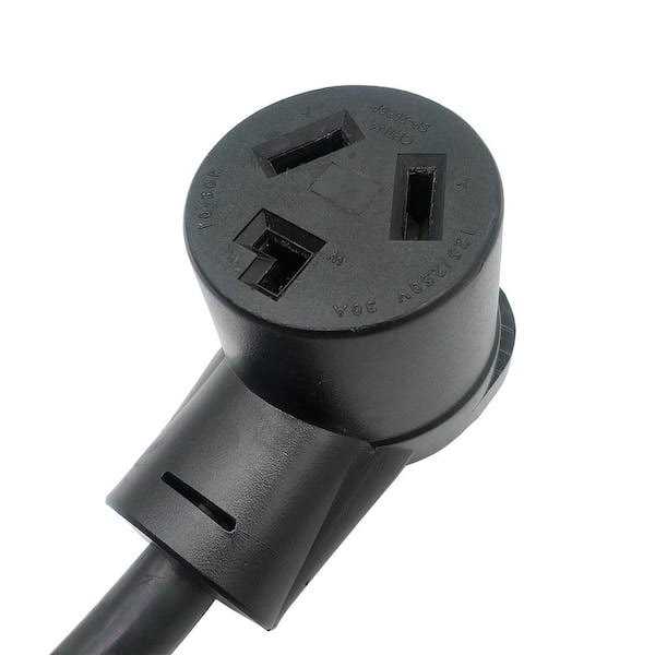 parkworld 1.5 ft. 10/3 3-Wire Dryer 3-Prong 10-30P Plug to 4-Prong Dryer 14-30R Female adapter cord - Inhomebuy