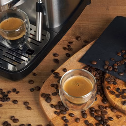 Metal Espresso Machine for Ground Coffee and Pods - Inhomebuy