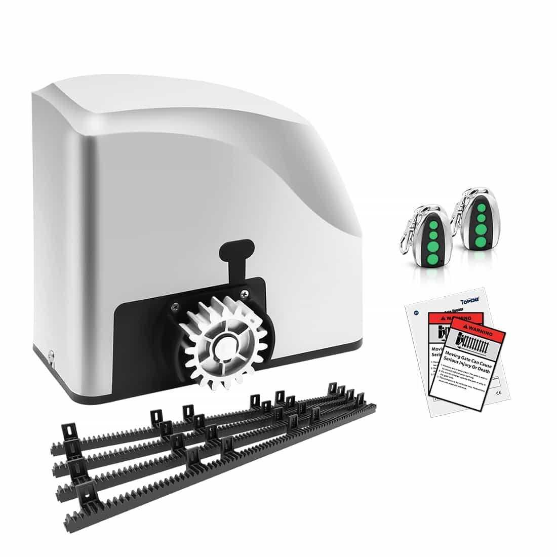 TOPENS A5 Automatic Gate Opener for Medium Duty Single Swing Gates Up to 16ft - Inhomebuy