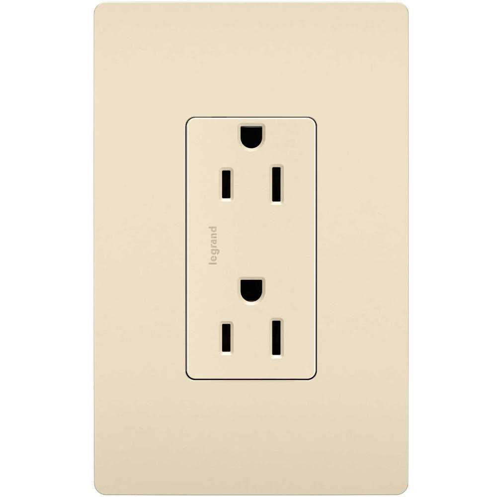 Pass & Seymour Decorator Tamper-Resistant Receptacle. 15 Amp 885TR - Inhomebuy