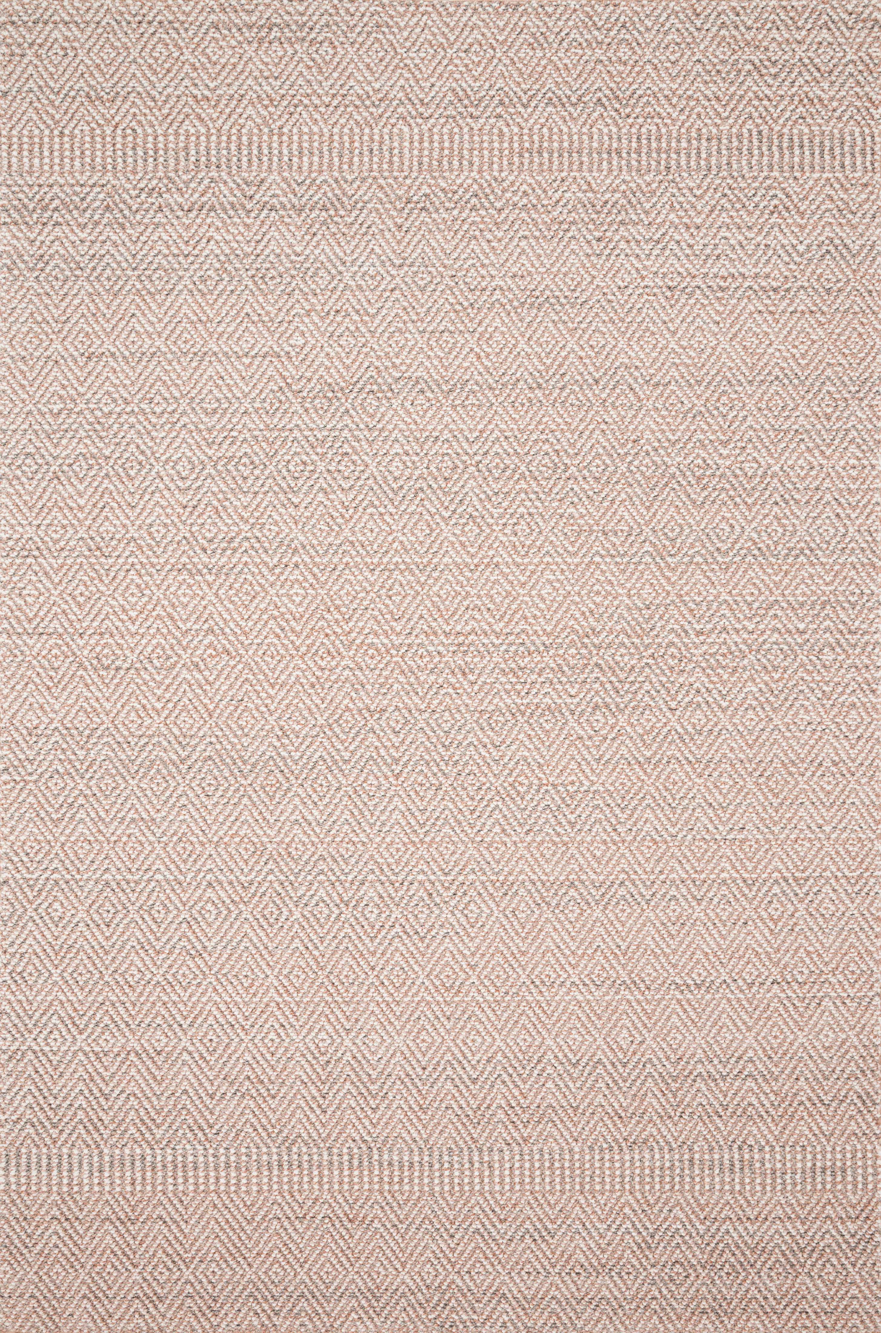 Loloi Rugs Cole Collection Rug in Blush, Ivory - 7'10