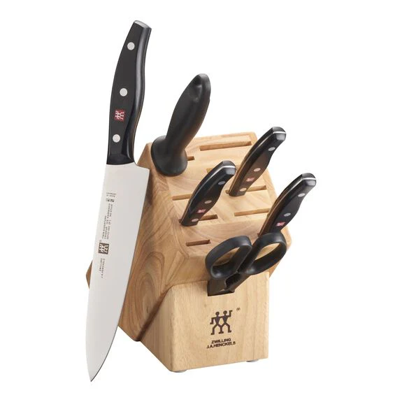 ZWILLING 7pc Knife Block Set, TWIN Signature Series - Inhomebuy