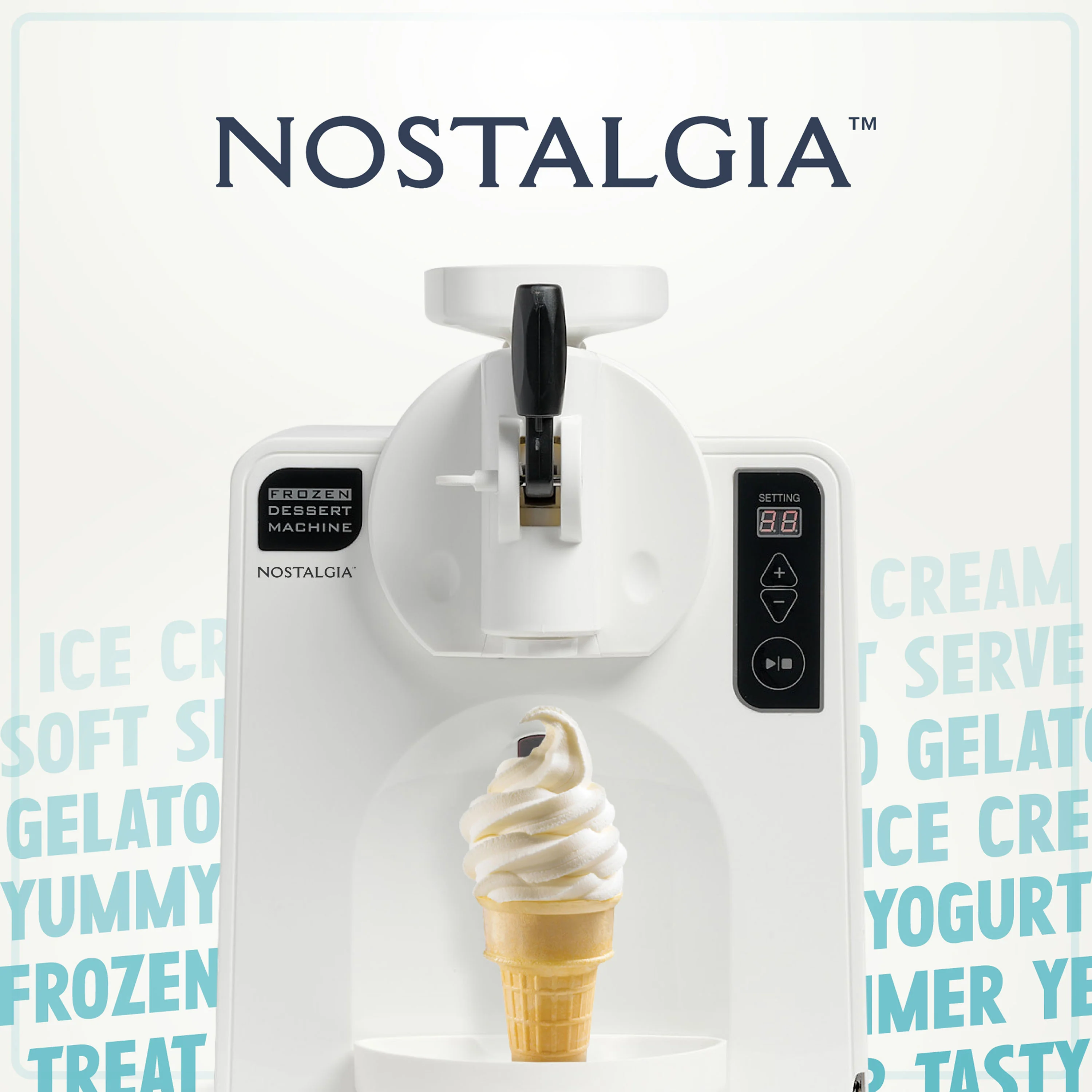 Dispensing Frozen Dessert Maker White - Inhomebuy