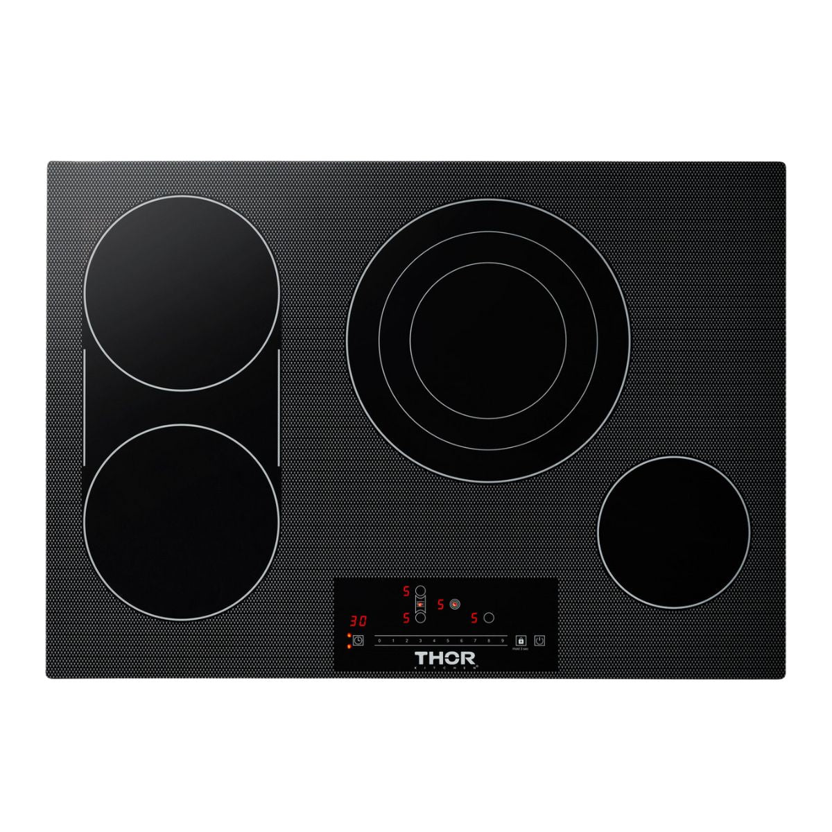 Thor Kitchen 30 In. Professional Electric Cooktop With 4 Burners in Black, TEC30 - Inhomebuy