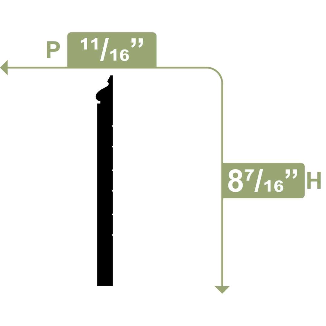 Ekena Millwork 6W x Traditional Craftsman Rough Sawn Bracket - Inhomebuy