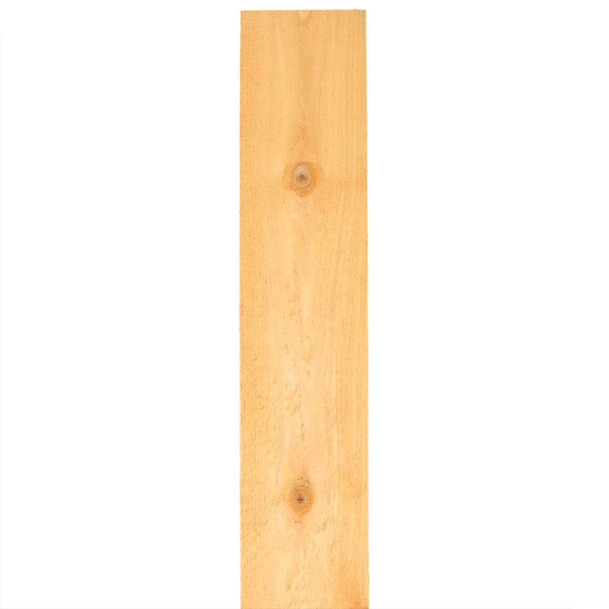 Lowe’s 5/8 in. x 5-1/2 in. x 8 ft. Western Red Cedar Flat top Fence Picket - Inhomebuy