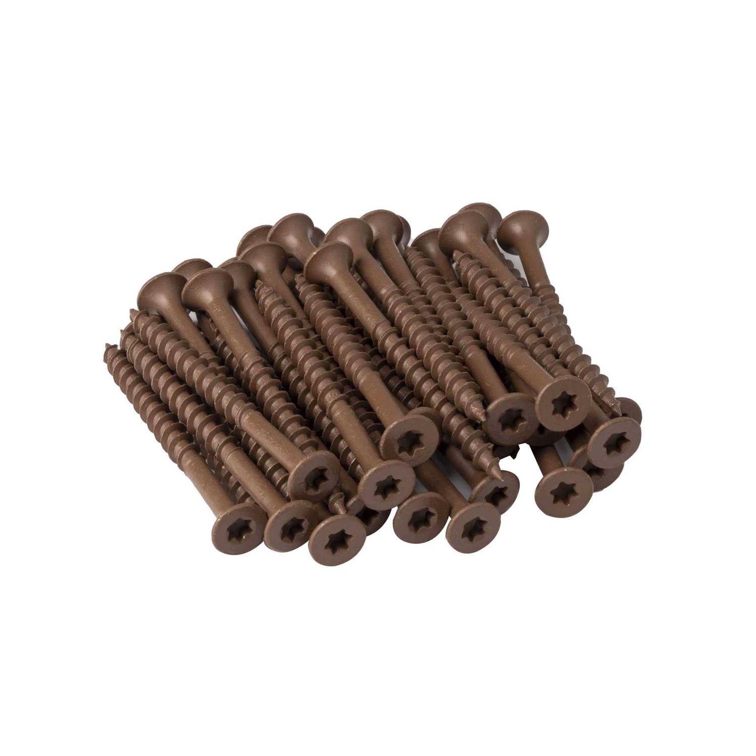 Nuvo Iron Deck Screws Jar #8 x 2 - Inhomebuy