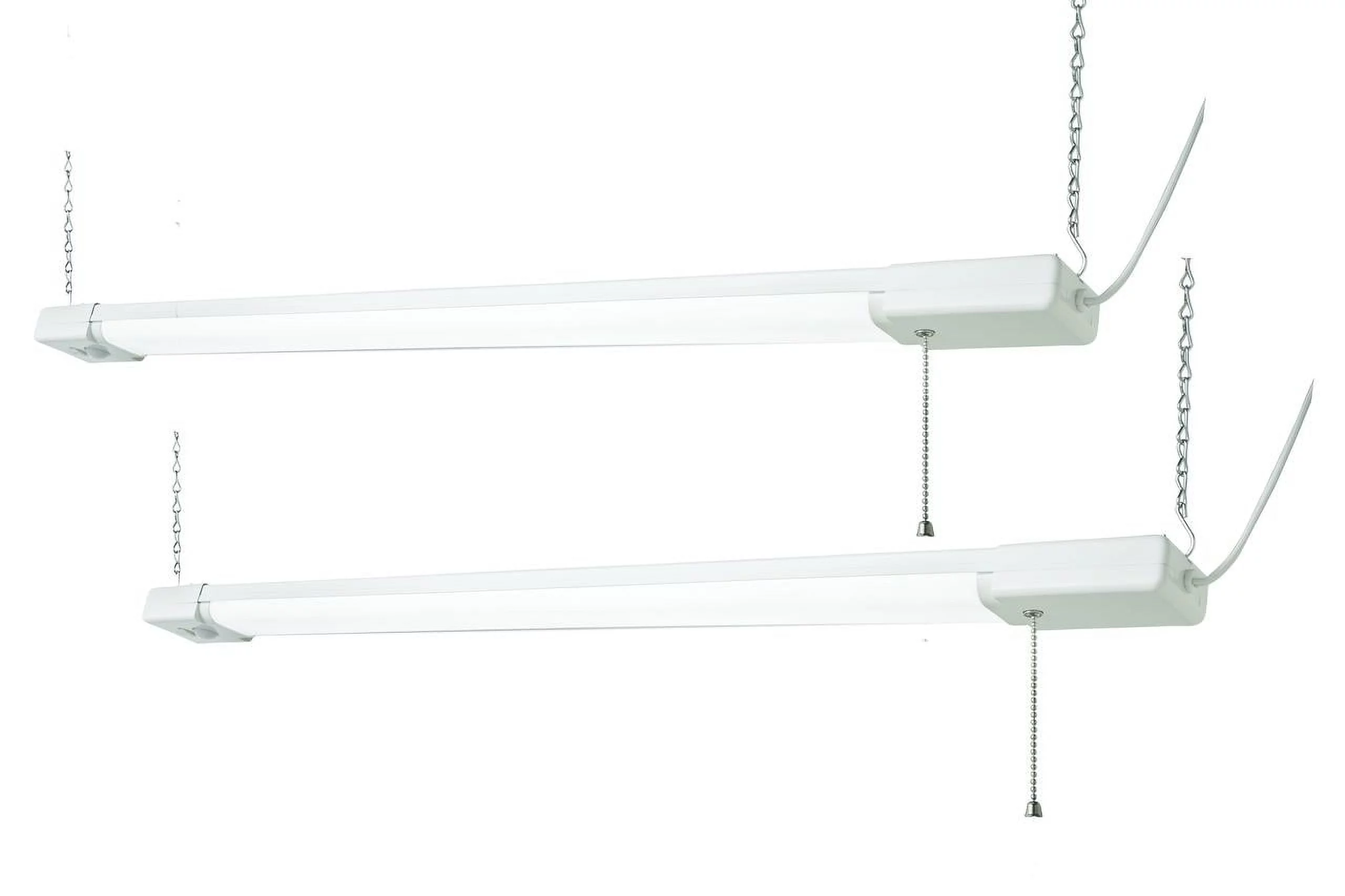 Hyper Tough 3-FT 4500-Lumen Integrated LED Shop Light, Slim Design, Linkable and Motion Sensor, 1PK - Inhomebuy