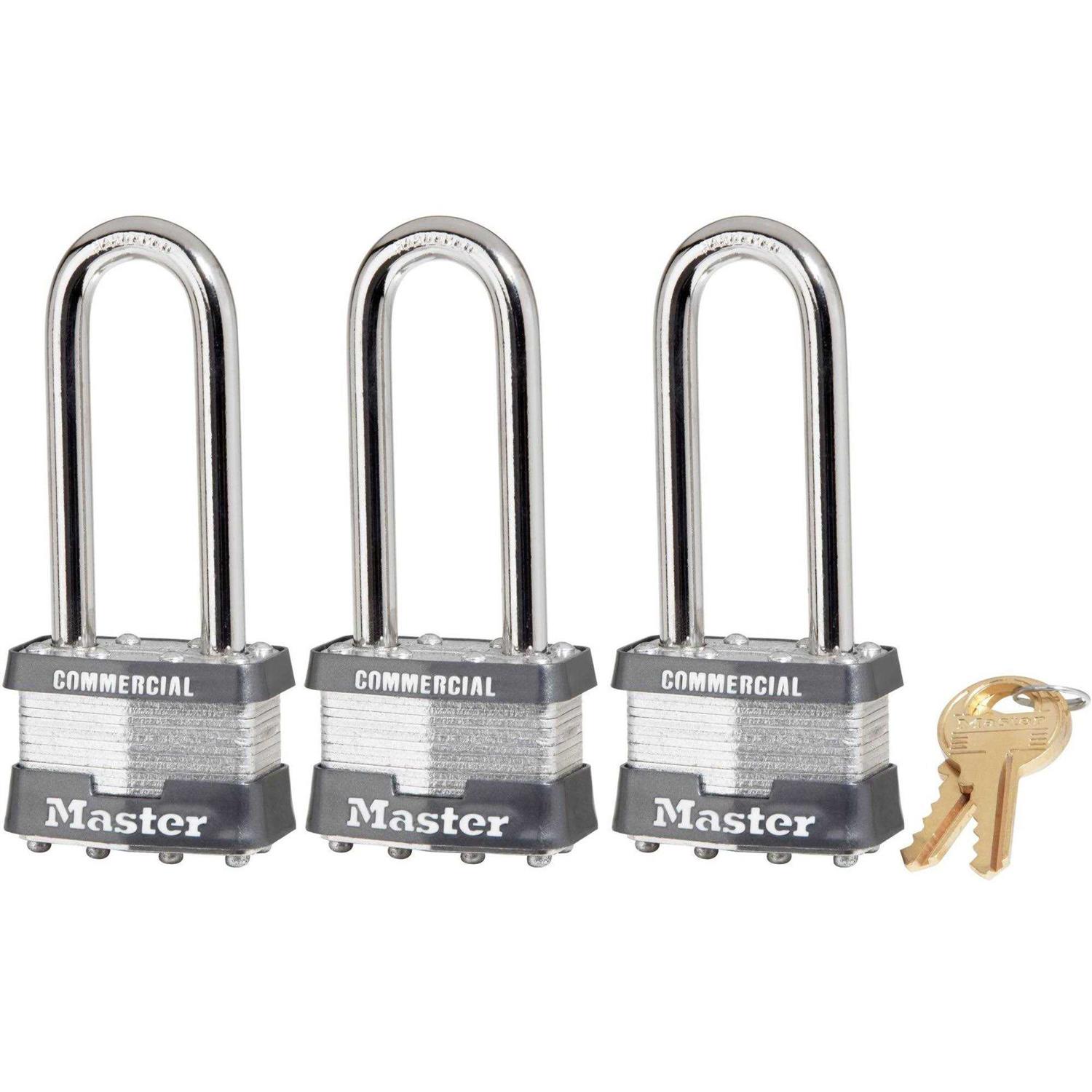 Master Lock Keyed Padlock, 15/16 Shackle - Inhomebuy