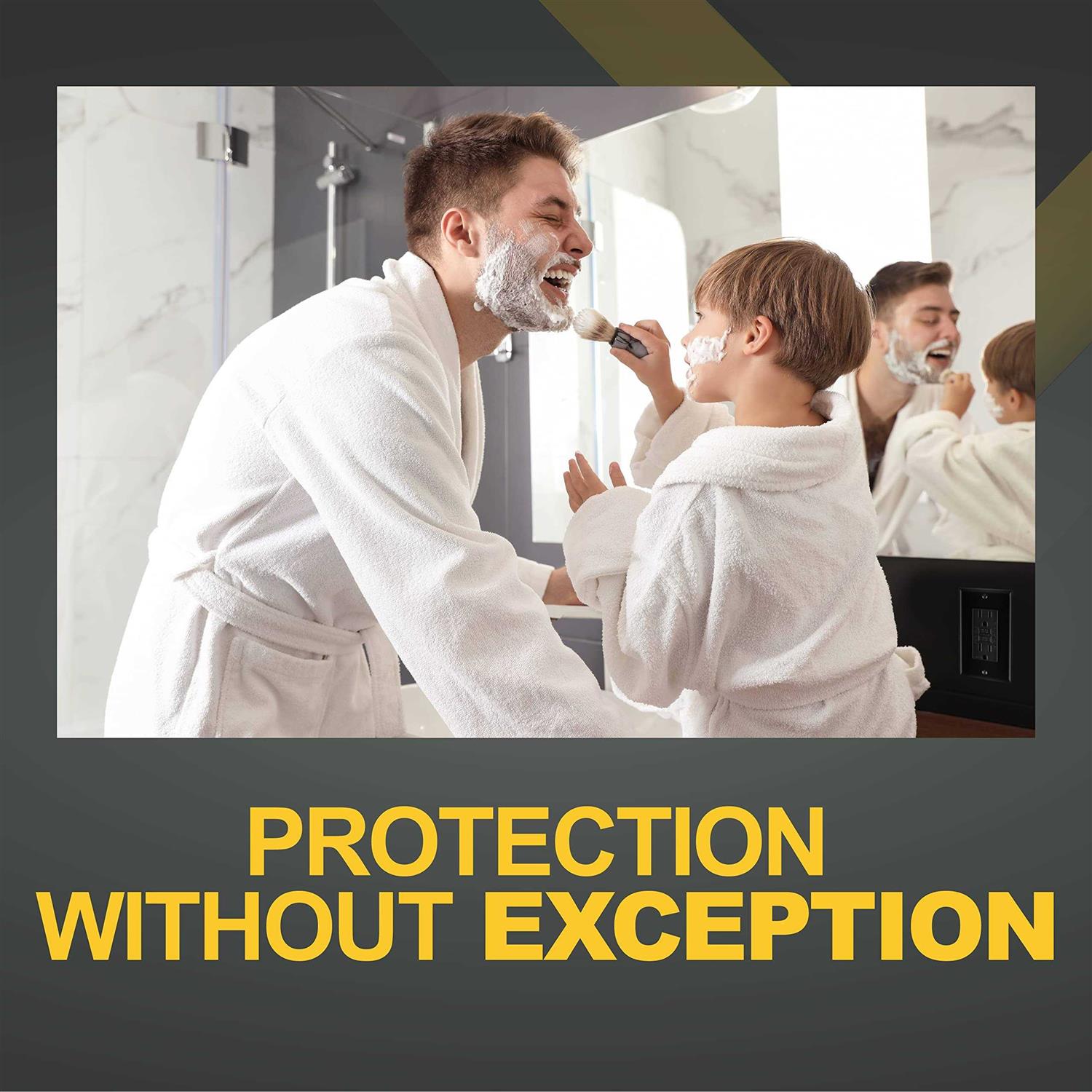 Faith 20A Gfci Outlet Slim GFI Receptacle with Wall Plate - Inhomebuy