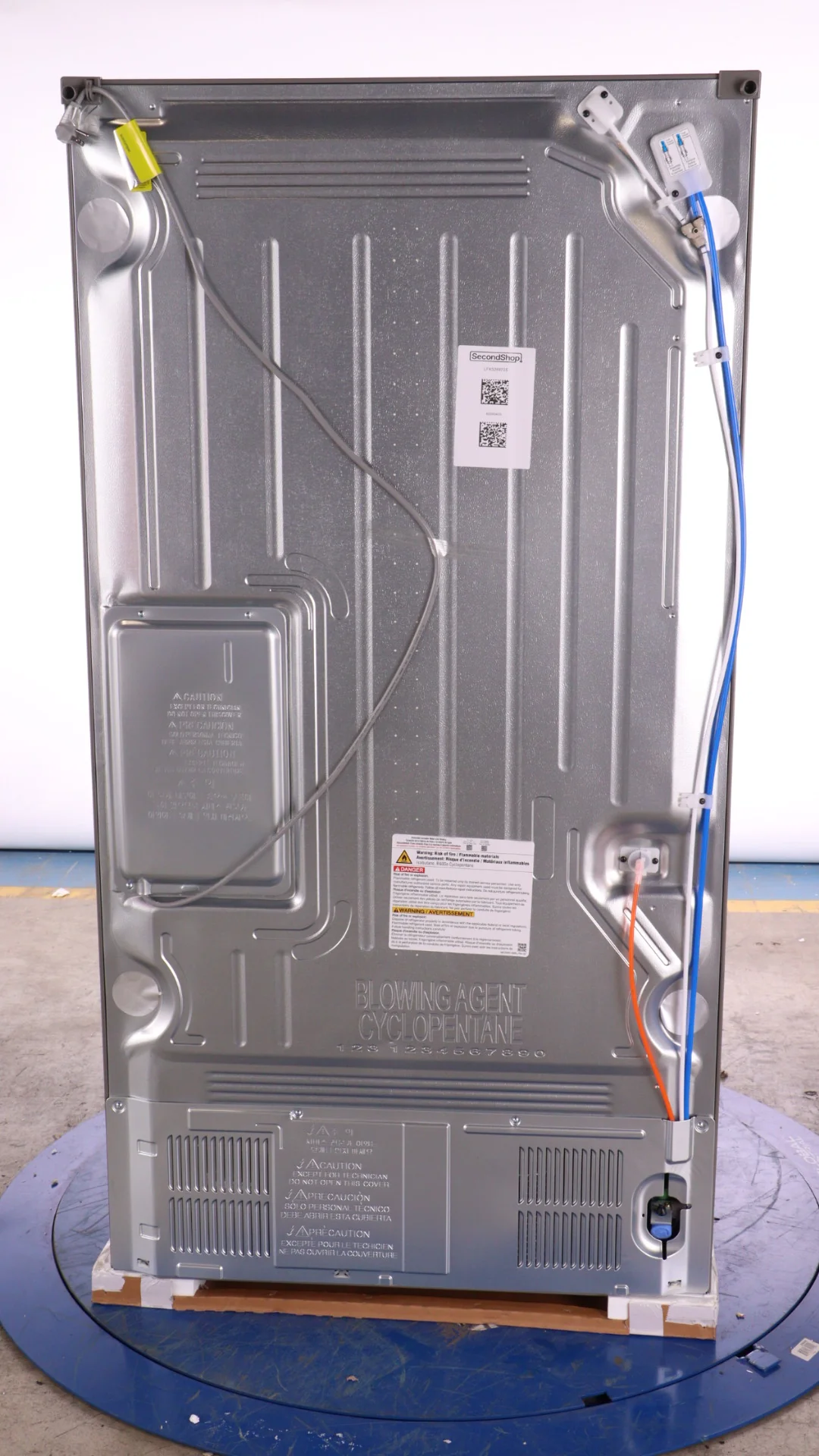 LG 36 IN. 26 CU. FT. STAINLESS-STEEL FRENCH DOOR REFRIGERATOR WITH SMUDGE-RESISTANT FINISH - LFXS269 - Inhomebuy