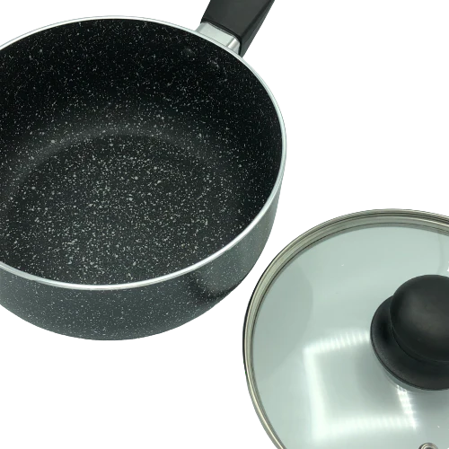 Healthy Bear 18cm aluminum Sauce Pan w/lid INDUCTION | BCAL-18SPG-IN - Inhomebuy