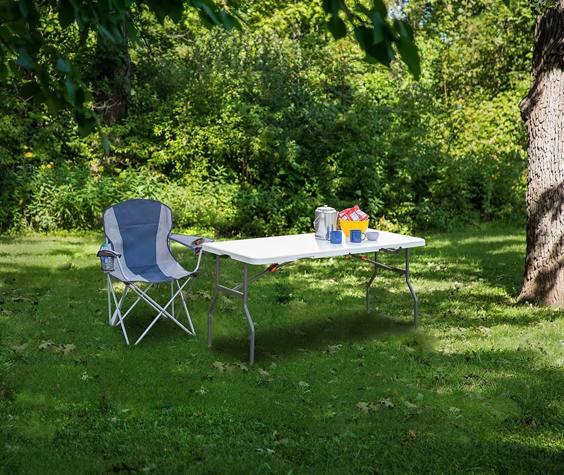 Ozark Trail Camping Table, White - Inhomebuy