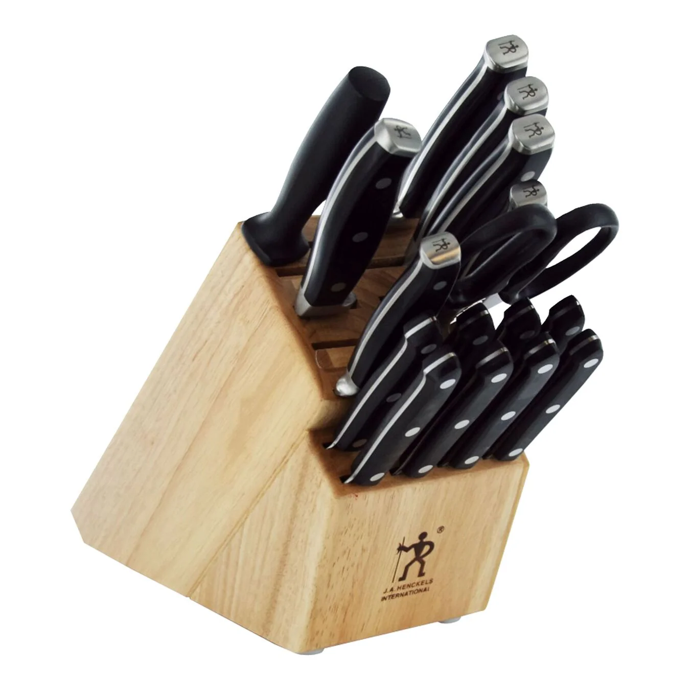 Henckels 17pc Knife Block Set, Forged Premio Series - Inhomebuy