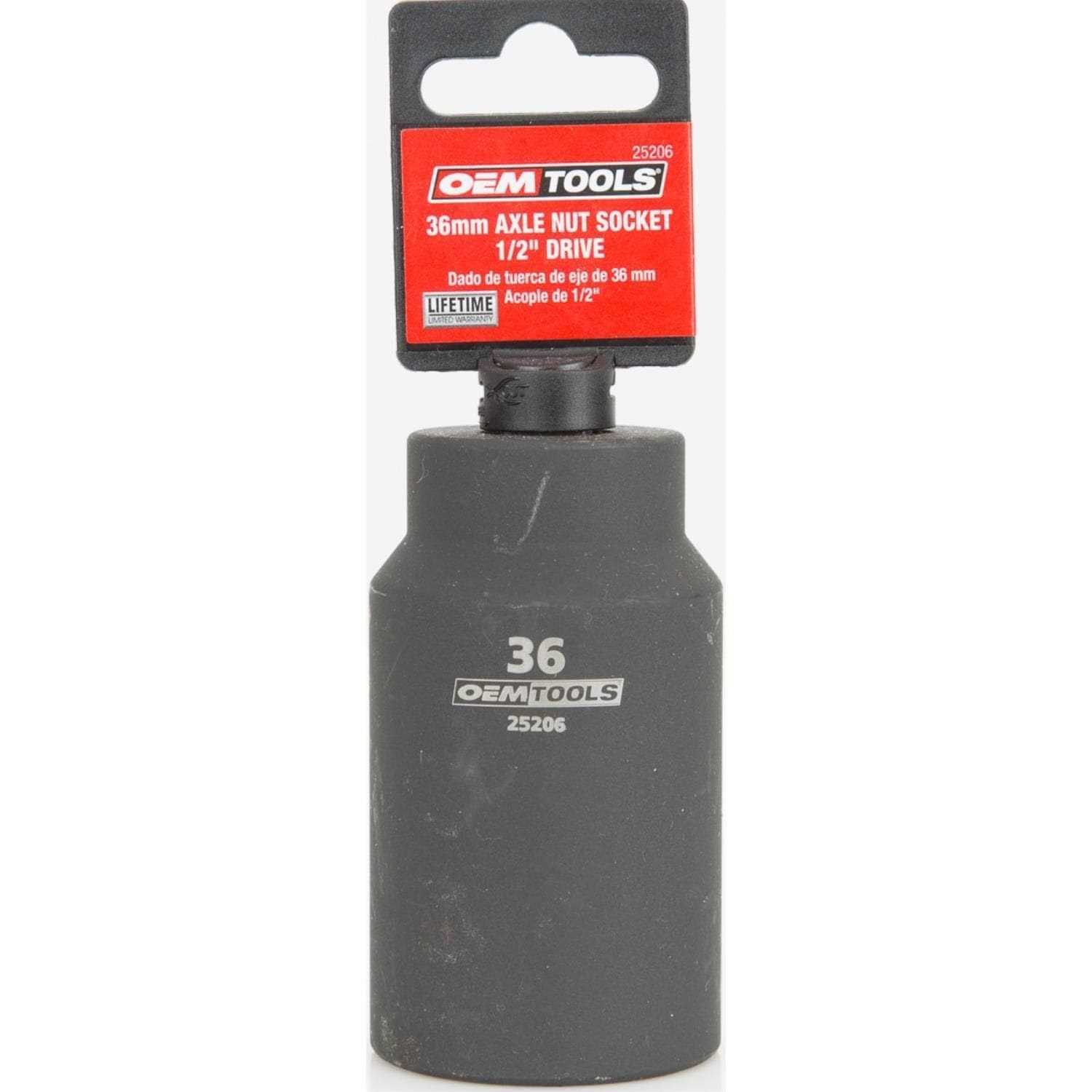 OEMTOOLS 0.5 in Drive 30mm Axle Nut Socket 25203 - Inhomebuy