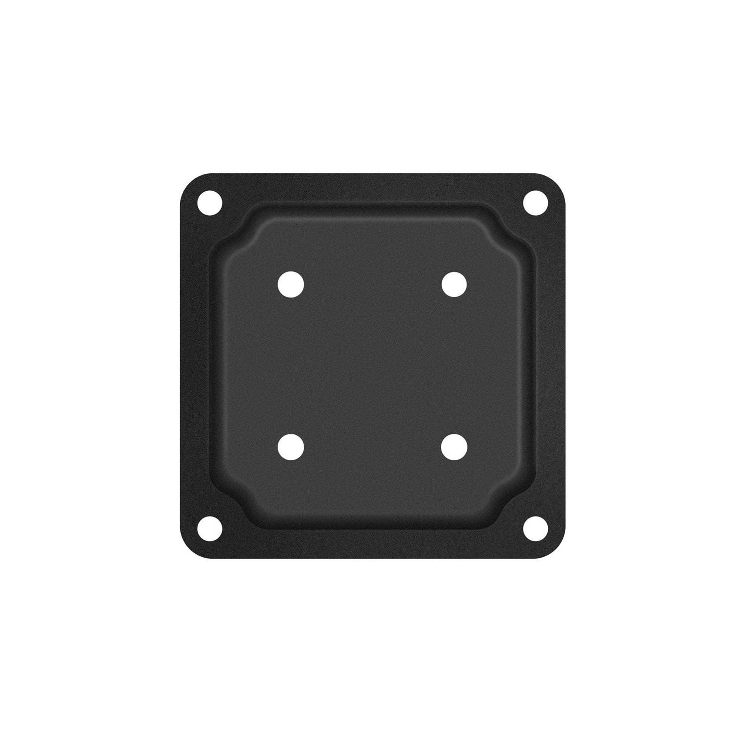 Nuvo Iron 4 in. x 4 in. Black Wood Post Connector Plate WPCP4B - Inhomebuy
