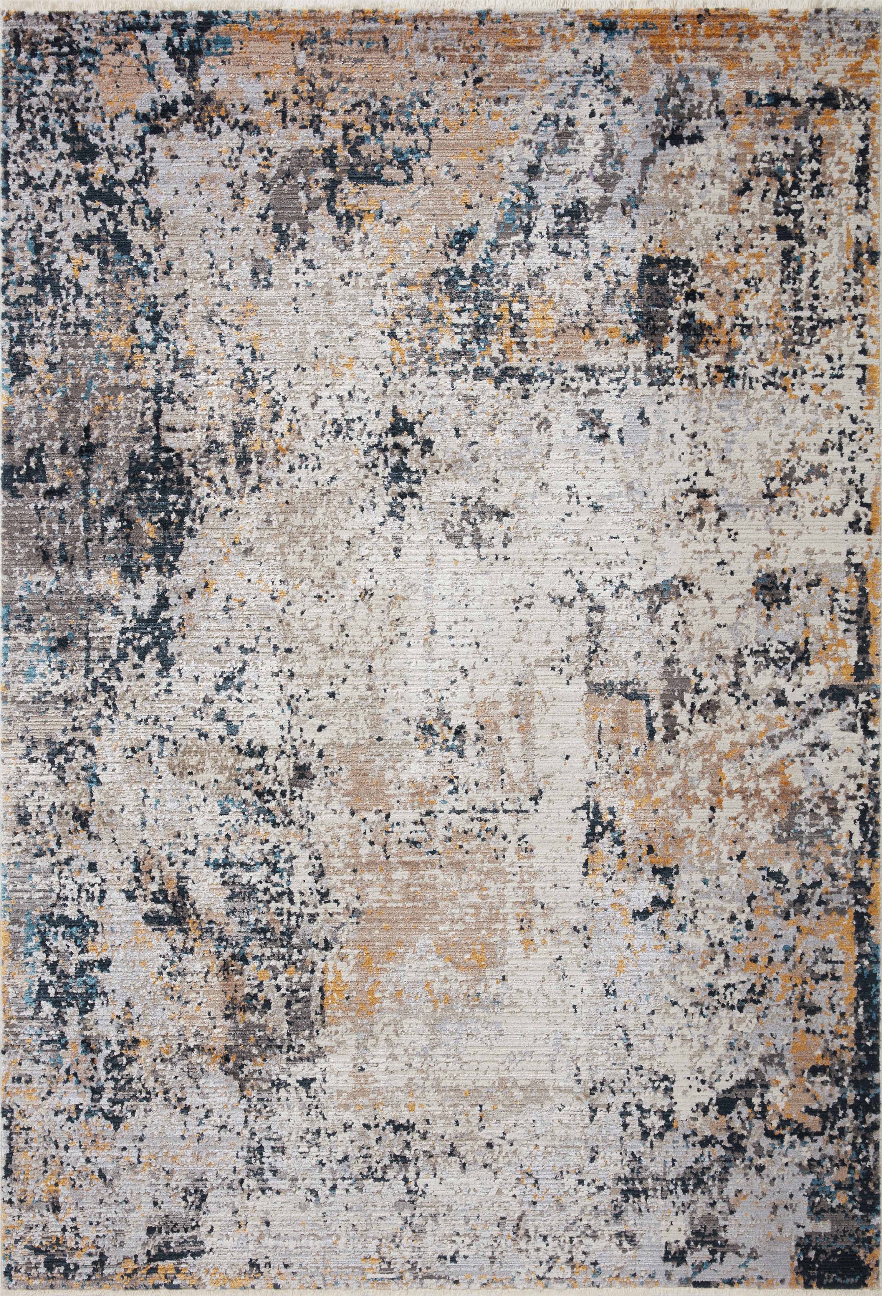 Loloi Rugs Leigh Collection Rug in Silver, Multi - 6'7