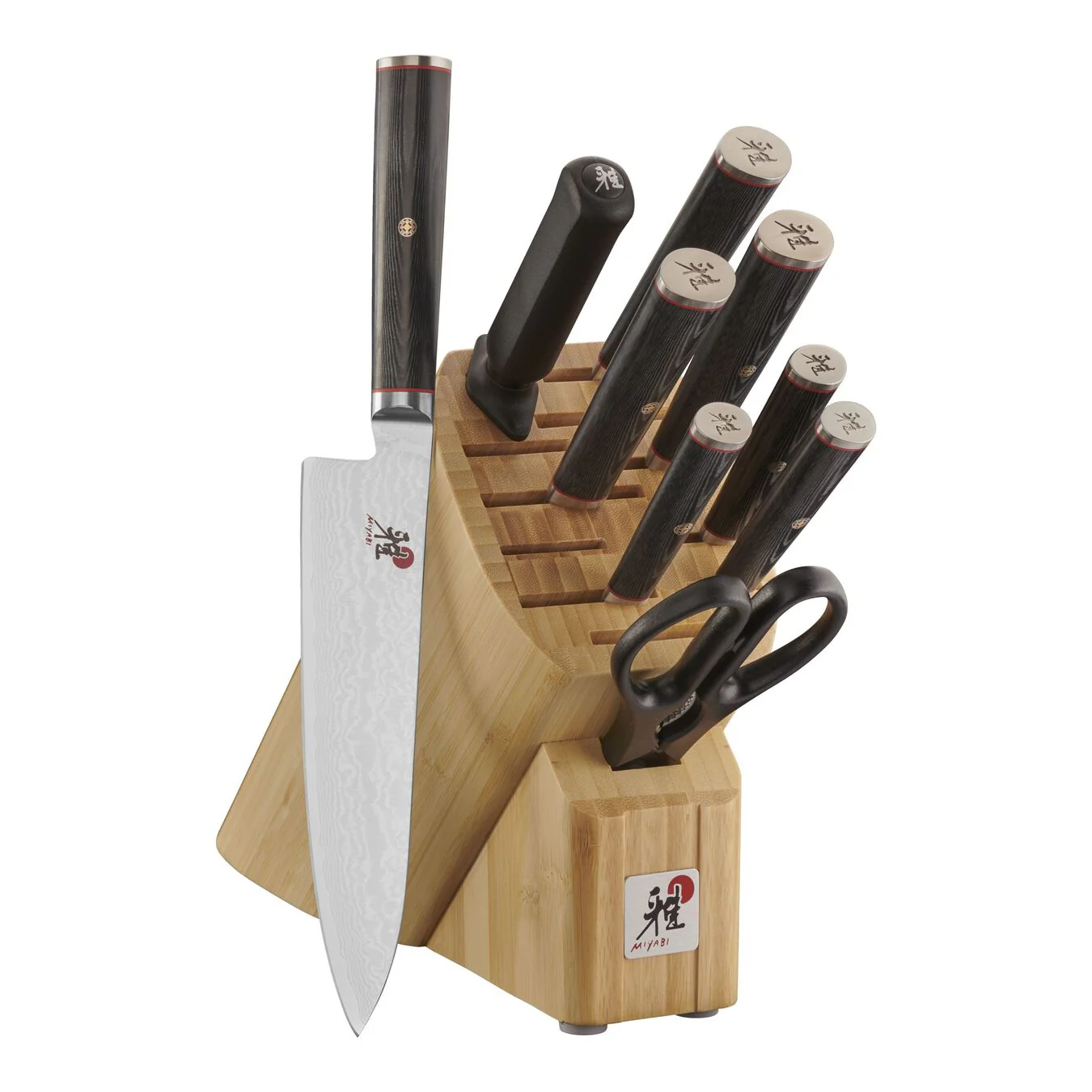 Miyabi 10pc Knife Block Set, Kaizen - 5000DP Series - Inhomebuy