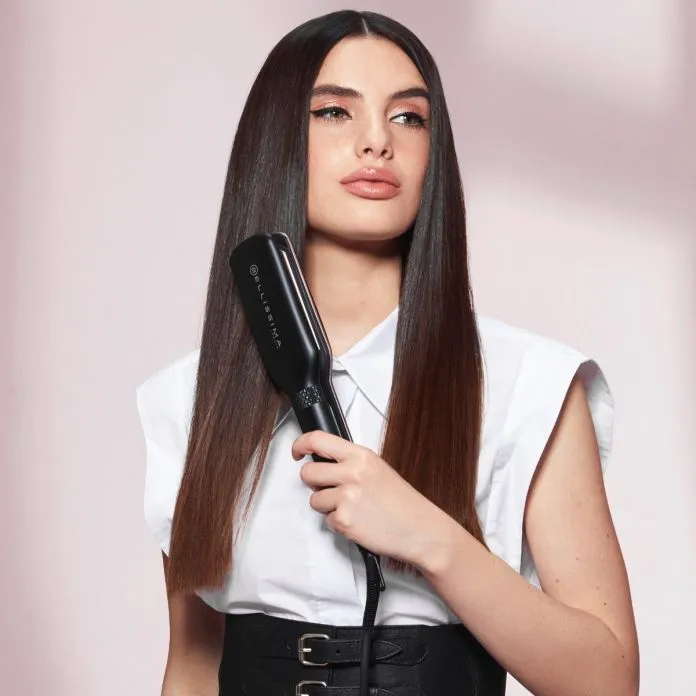 Straightener, Extra large plate for long hair and XL ioniser - Inhomebuy