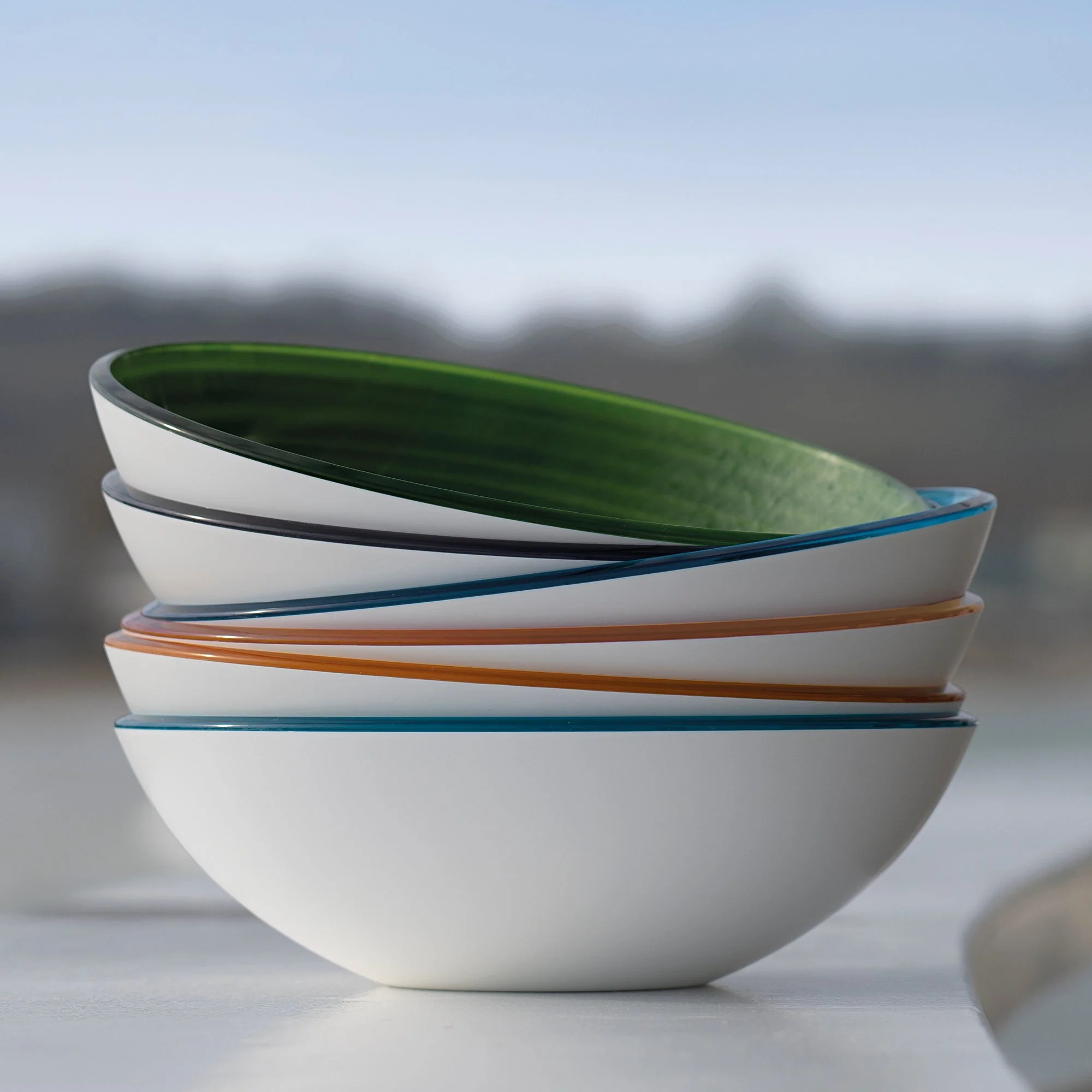 M Bowl Twist  Pale Blue - Inhomebuy