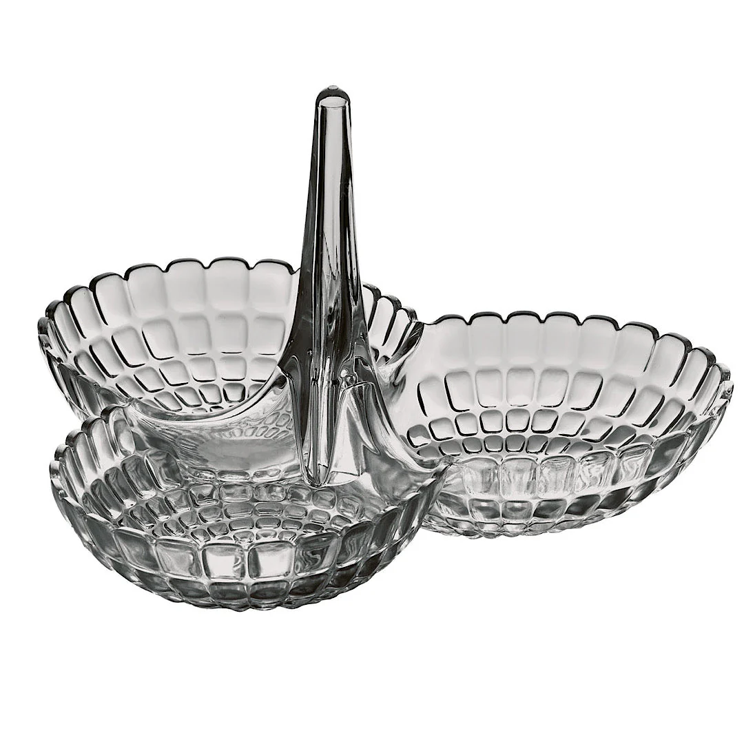 Hors d’oeuvres dish Tiffany Sky Grey - Inhomebuy