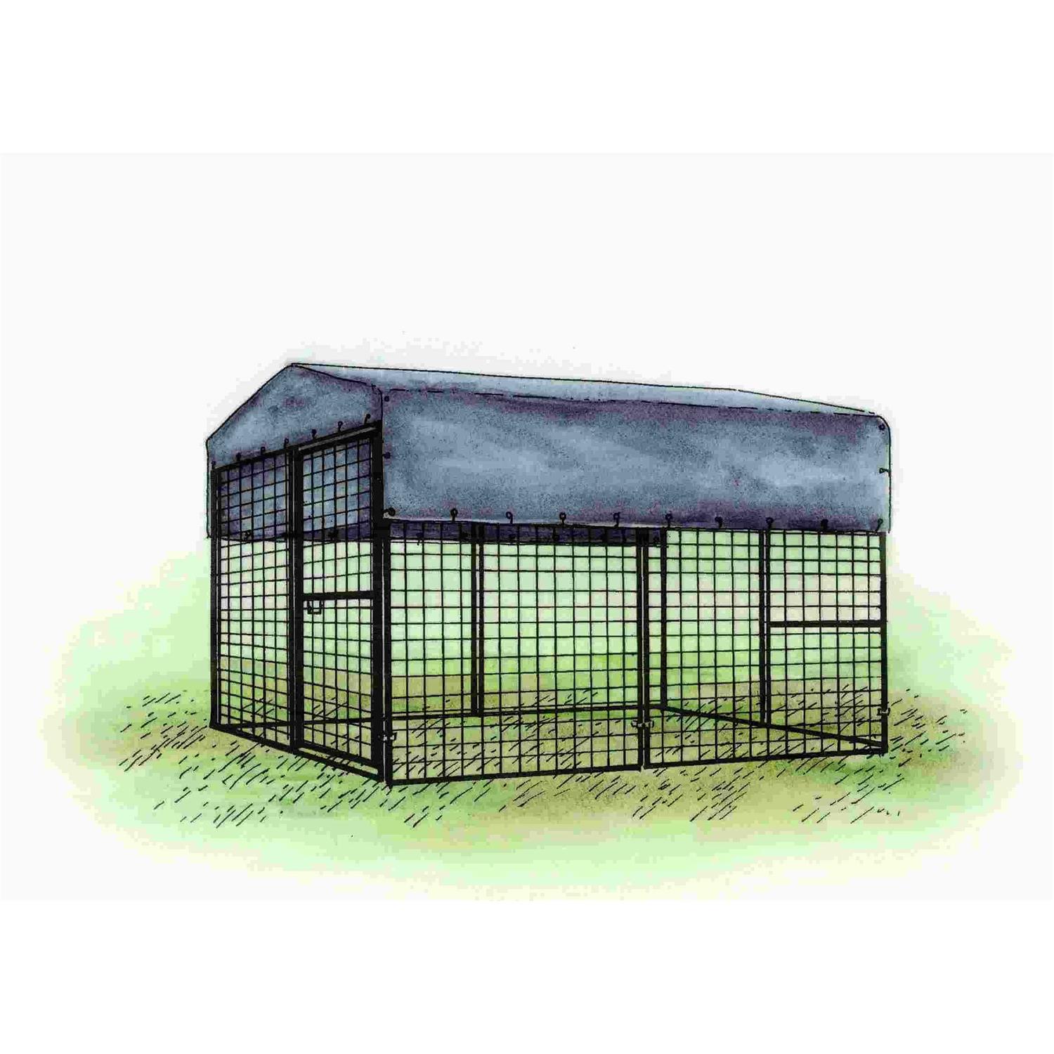 OverEZ Chicken Coops Tarp 8 ft. Chicken Run - Inhomebuy