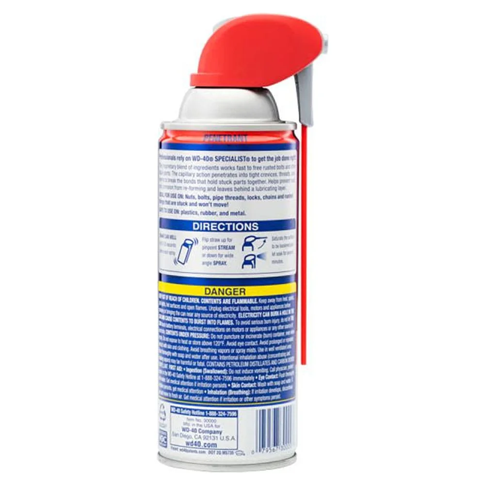 WD-40 Specialist Rust Release Penetrant Spray, 11 oz, Aerosol Can - Inhomebuy