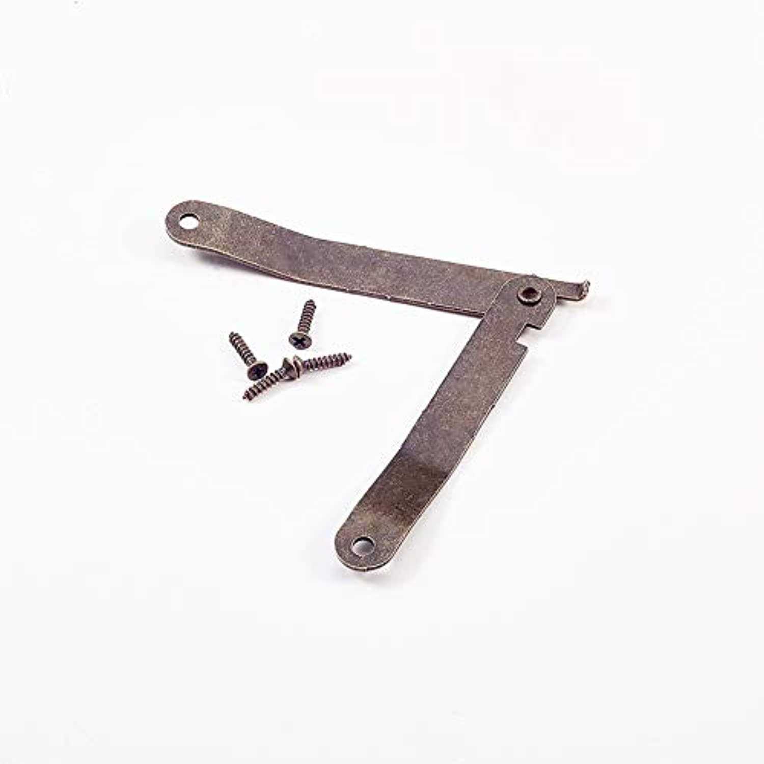 MroMax Folding Lid Support Hinges Lid Support Stay Hinge - Inhomebuy