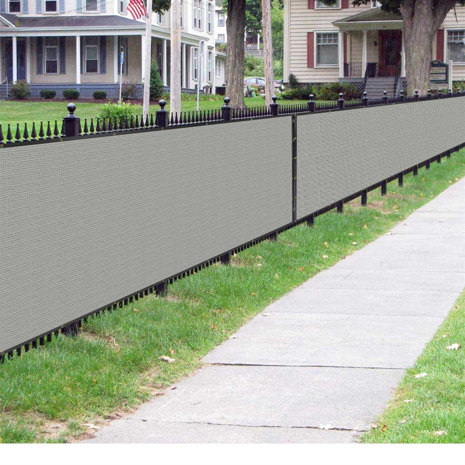 Sunnyglade 6 feet x 50 feet Privacy Screen Fence Heavy Duty Fencing Mesh Shade Net Cover for Wall Garden Yard Backyard - Inhomebuy