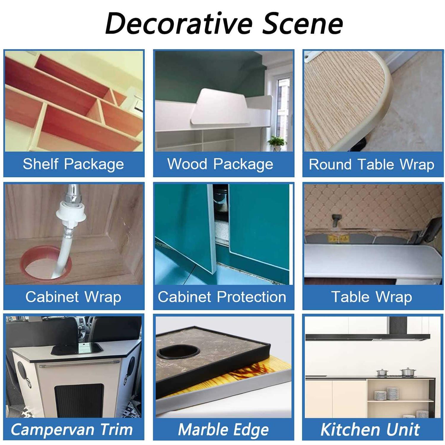 Edge Protector for Furniture, U Shape Edge Banding, Corner Protectors and Furniture Edge - Inhomebuy